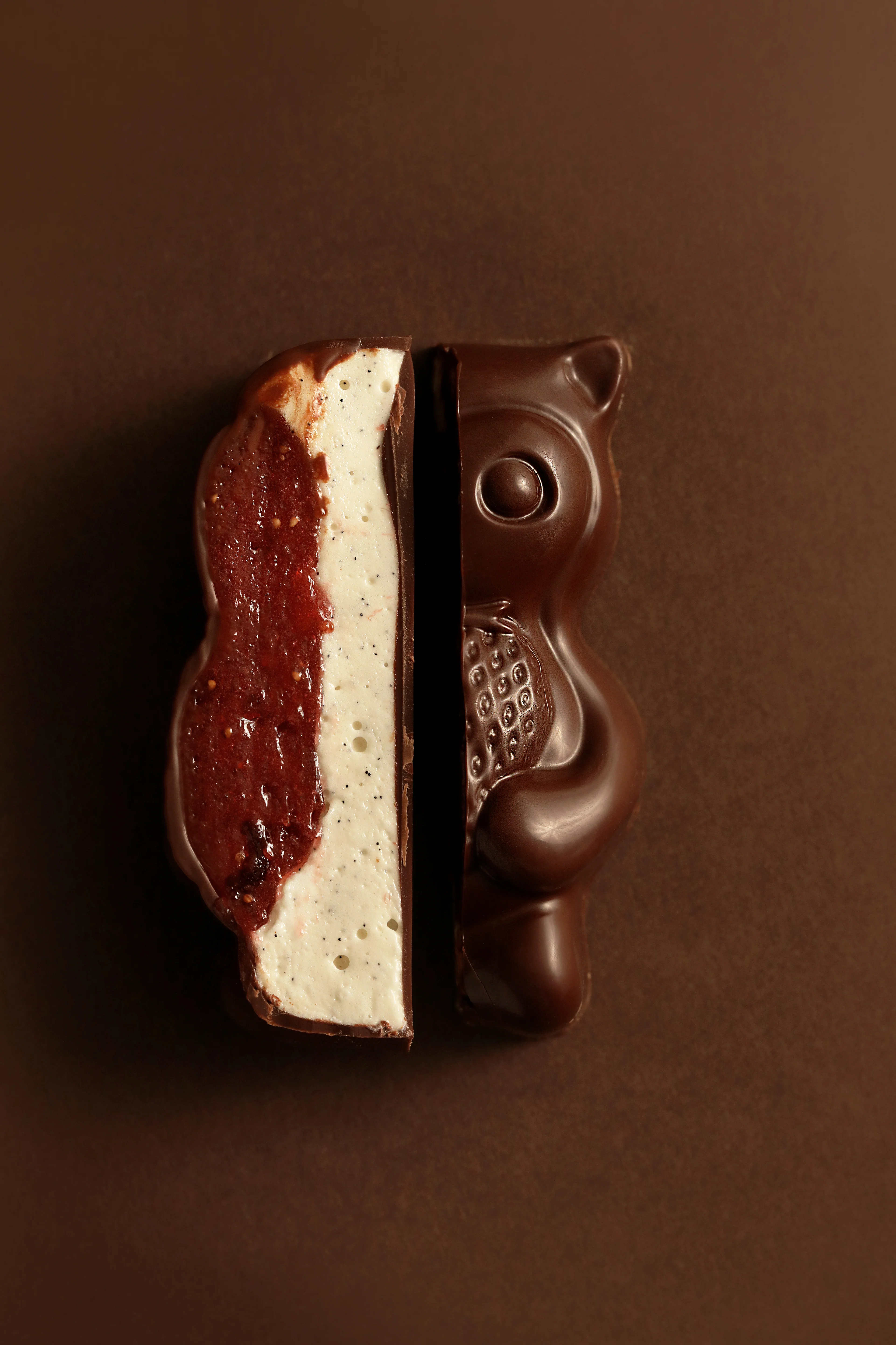 Cedrico vanille fraise 5 pièces chocolat noir - Image 2