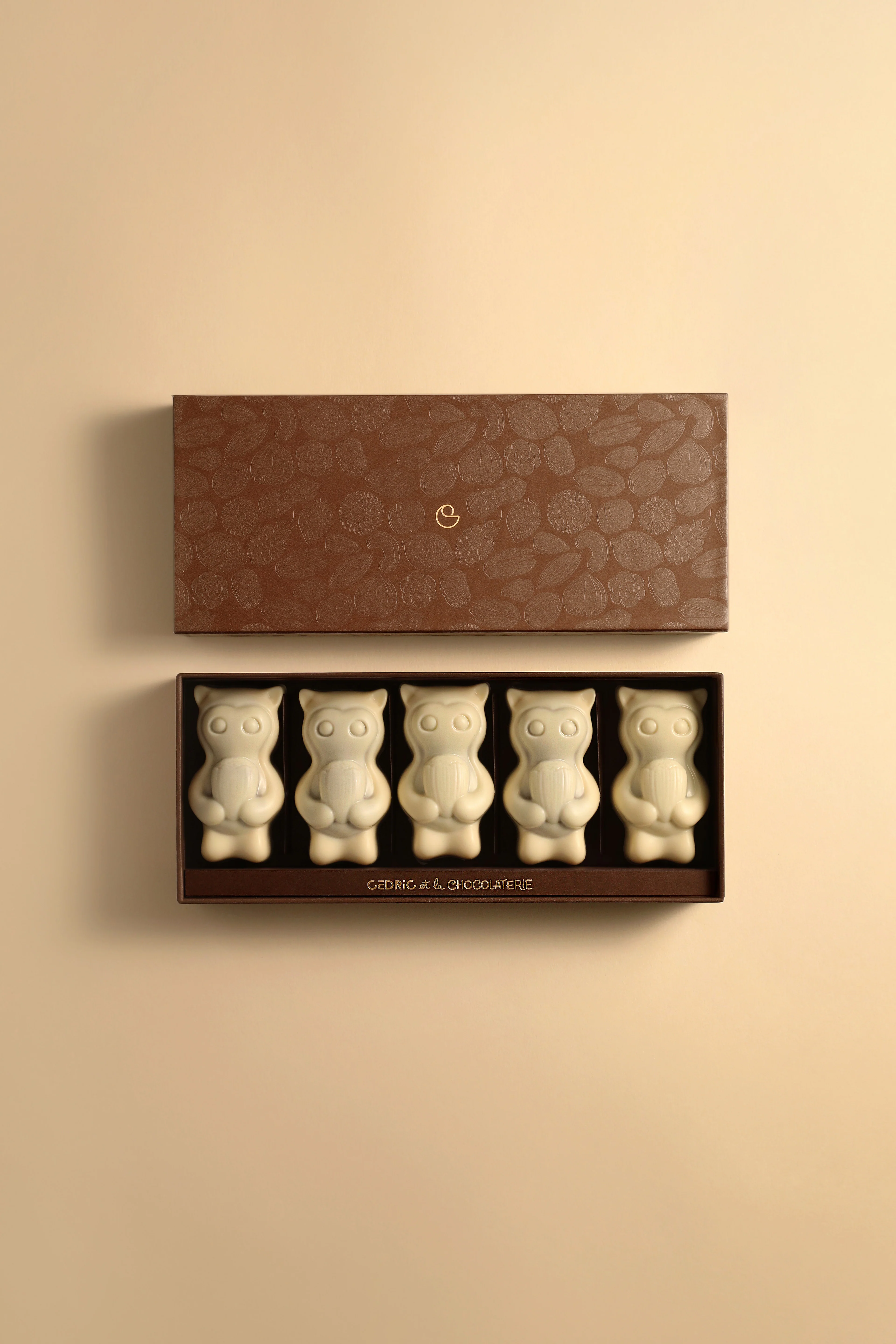 Cedrico vanille noisette 5 pièces chocolat blanc