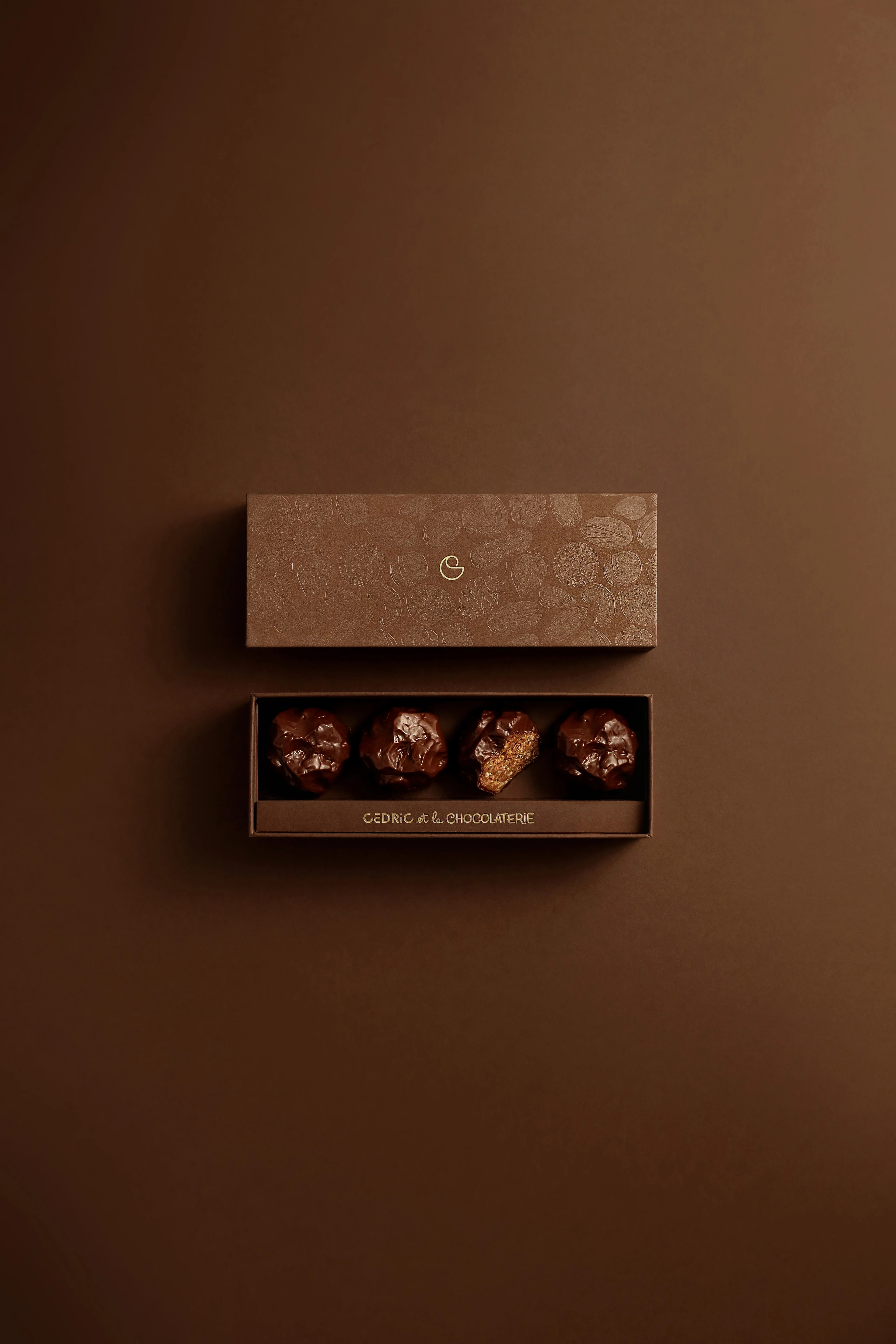Rocher noisette 4 pièces chocolat noir - Image 3