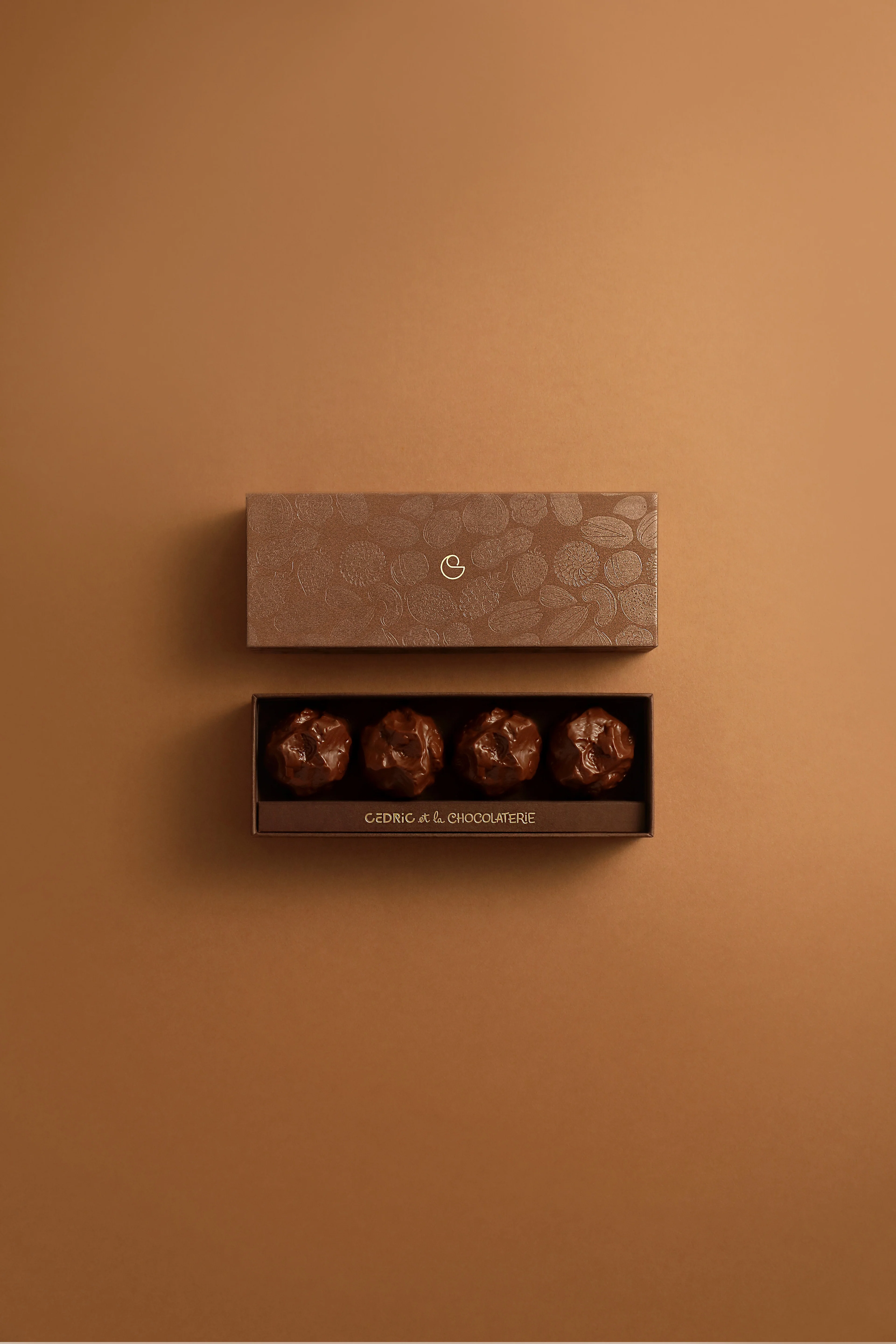 Rocher noisette 4 pièces chocolat au lait