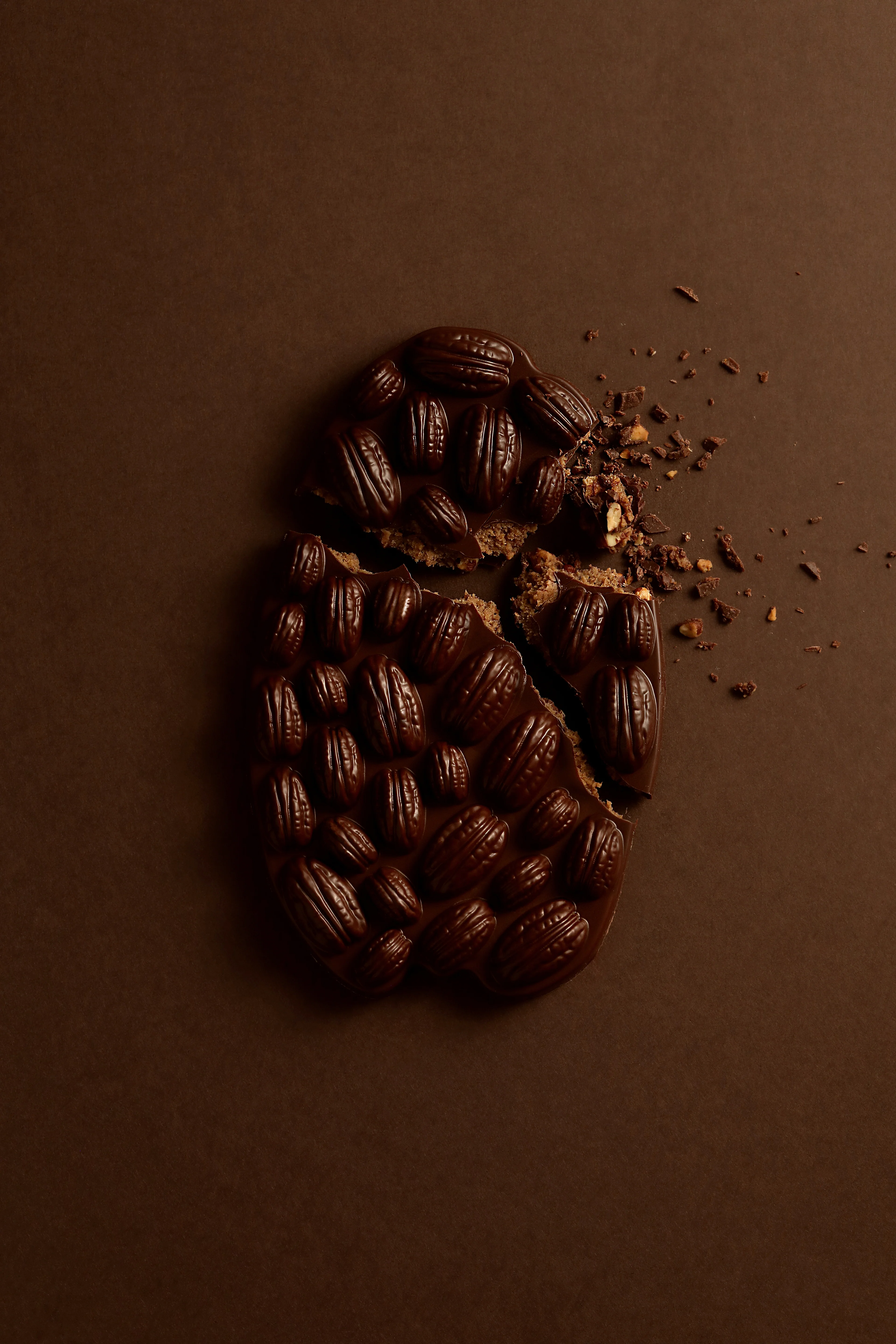 Tablette mendiant pécan chocolat noir - Image 2