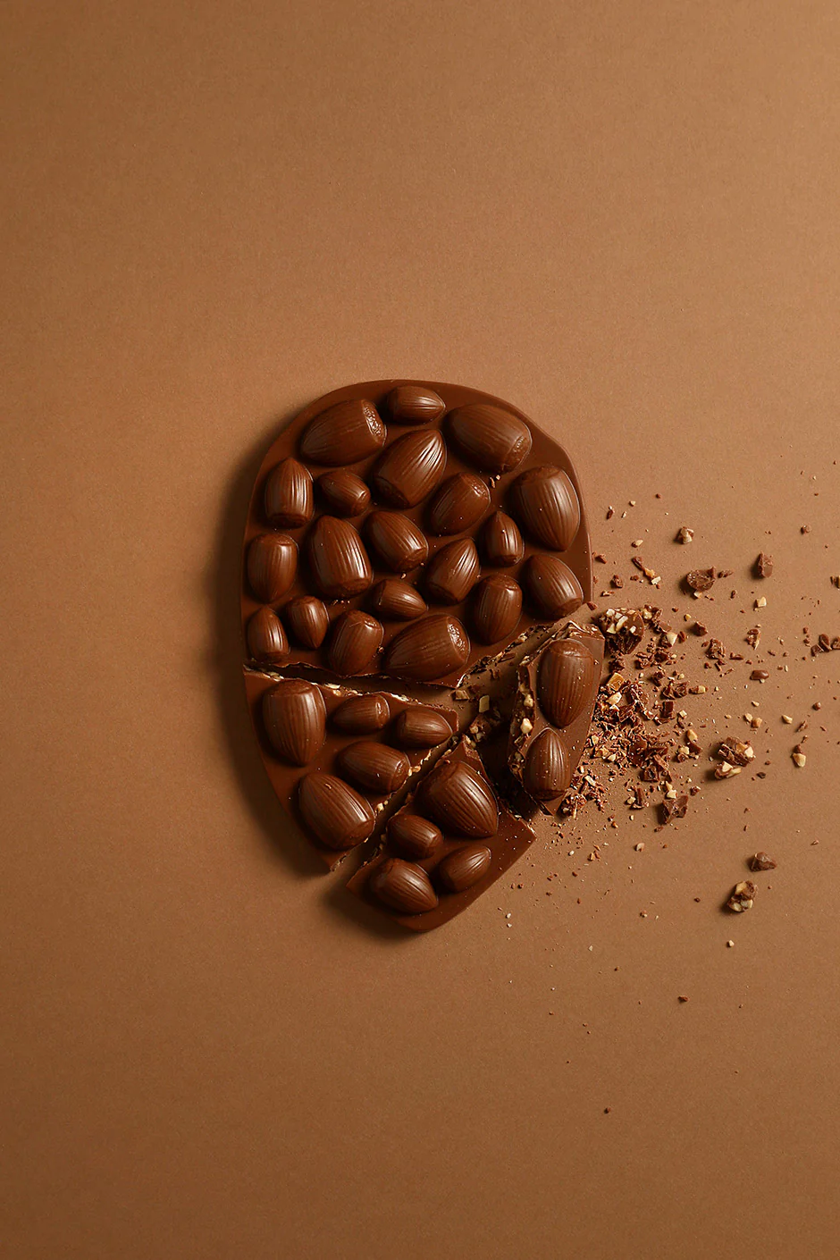 Tablette mendiant noisette chocolat au lait - Image 3