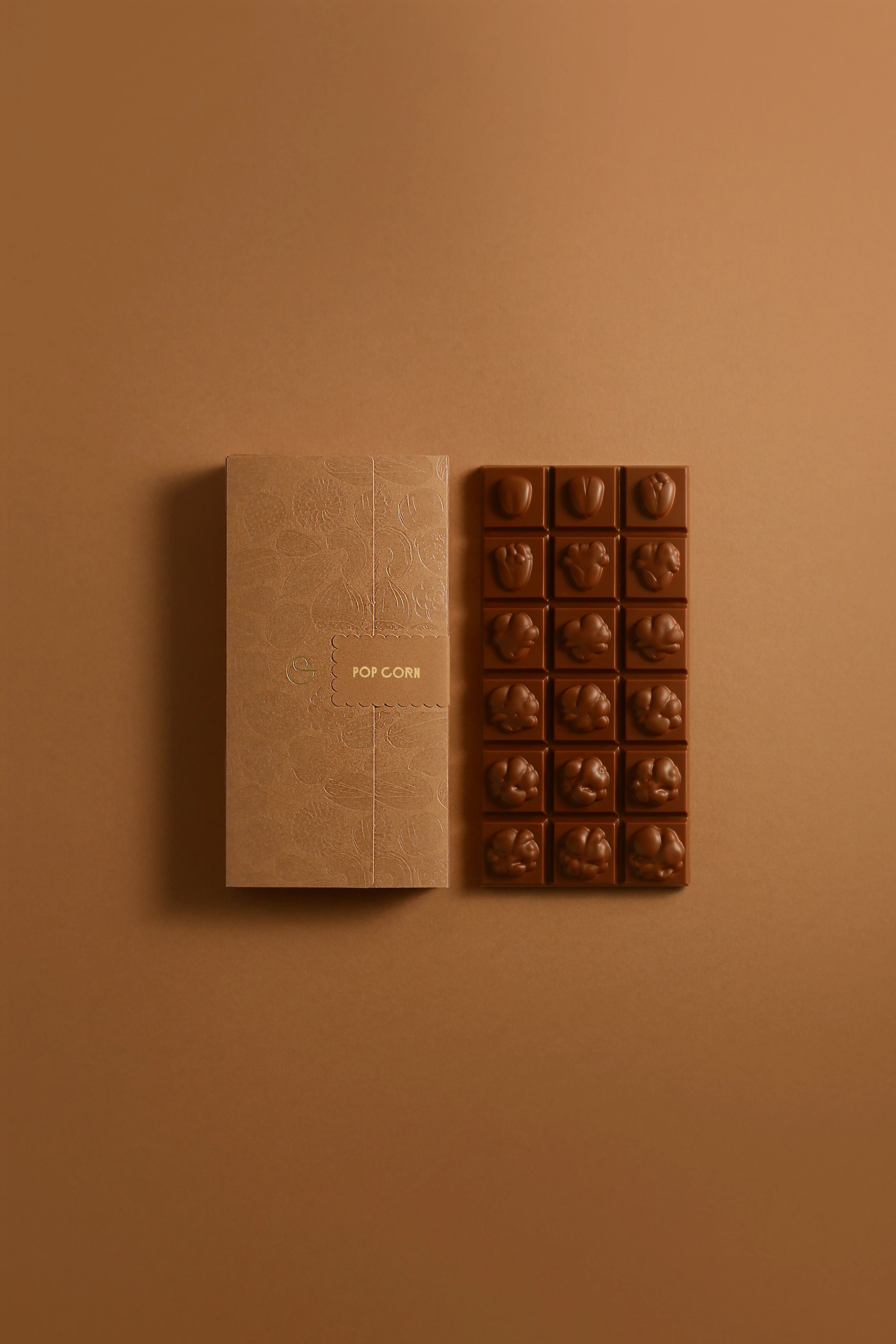 Tablette pop corn chocolat au lait - Image 3